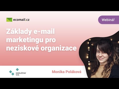 Ecomail.cz | Základy e-mail marketingu pro neziskové organizace