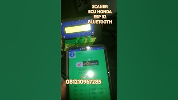 SCANER ECU HONDA ESP32 BLUETOOTH || SERVICE ECU JADI MUDAH #esp32project #arduino
