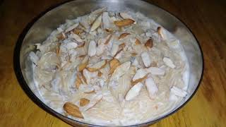 Creamy Sewai Recipe .. दूध वाली मीठी सेवईया ॥Traditional sewai recipe