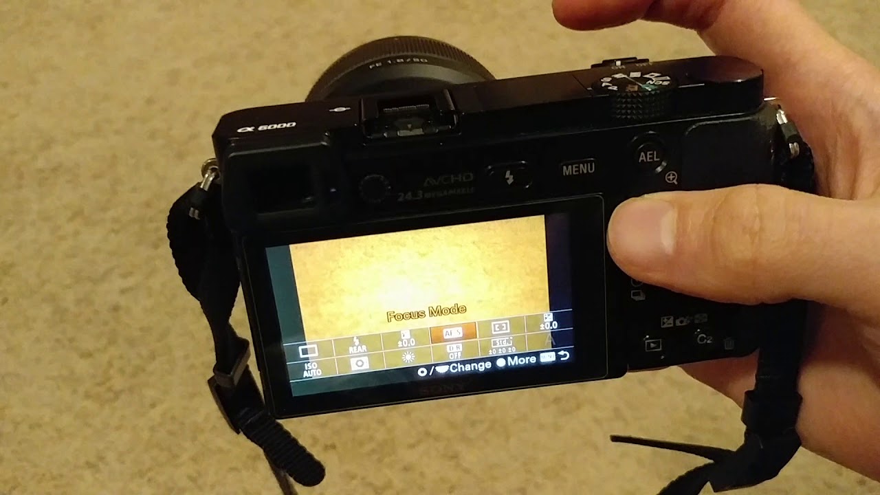 Sony A6000 & 50mm F1.8 Lens auto focus hunting even in AFS YouTube