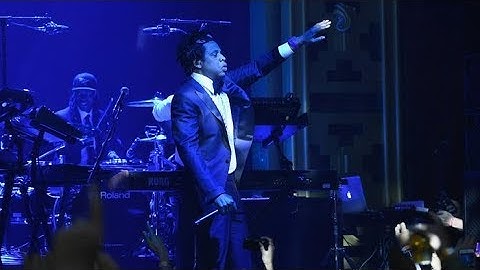 Jay Z - Nipsey Hussle Tribute & Black Empowerment Freestyle @ Webster Hall re-opening