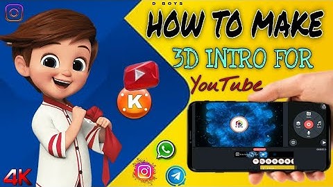 Mobile Se 3D Intro Kaise Banaye? | How To Make Professional Intro In Kinemaster
