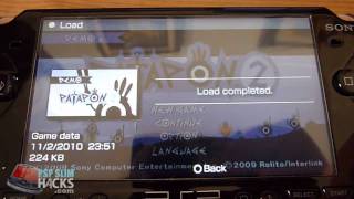 PSP firmware 6.20 save game data exploit (Patapon 2)