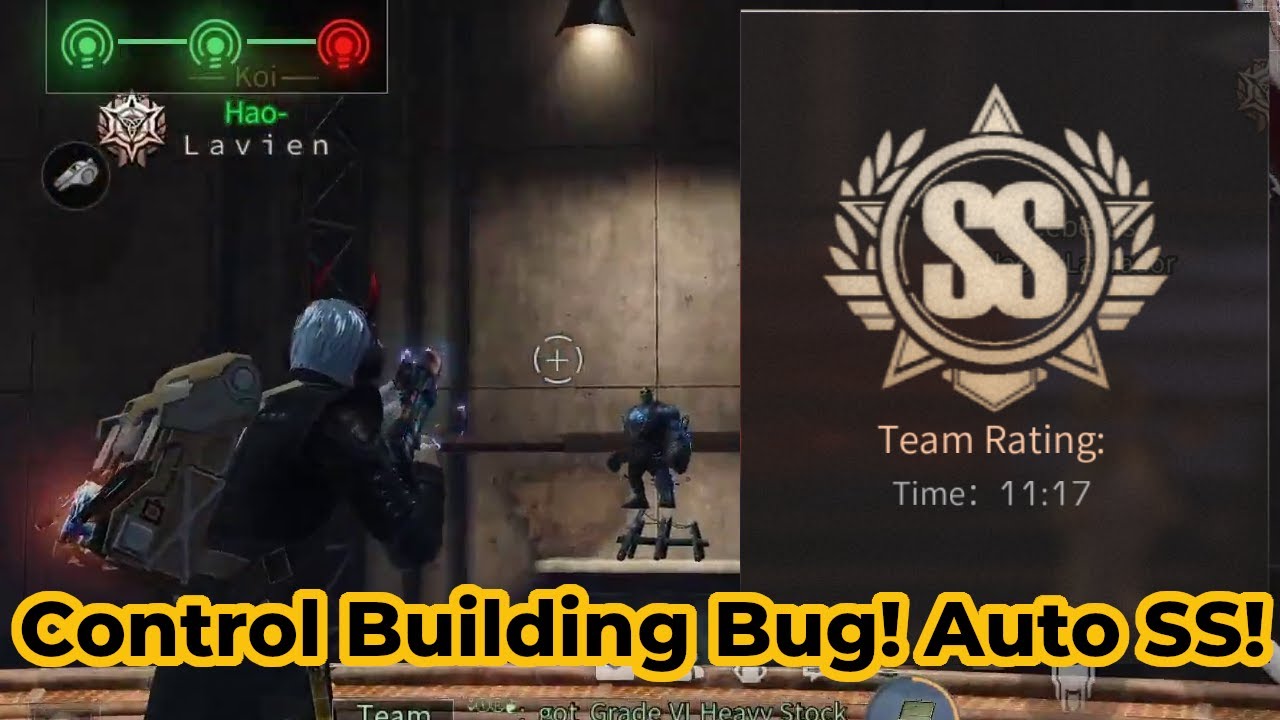 Clear Control Building in 11 minutes using BUG! Auto SS! Lifeafter Control Building Weekly Rebuild