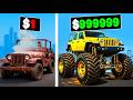 $1 to $1,000,000,000 JEEP in GTA 5!