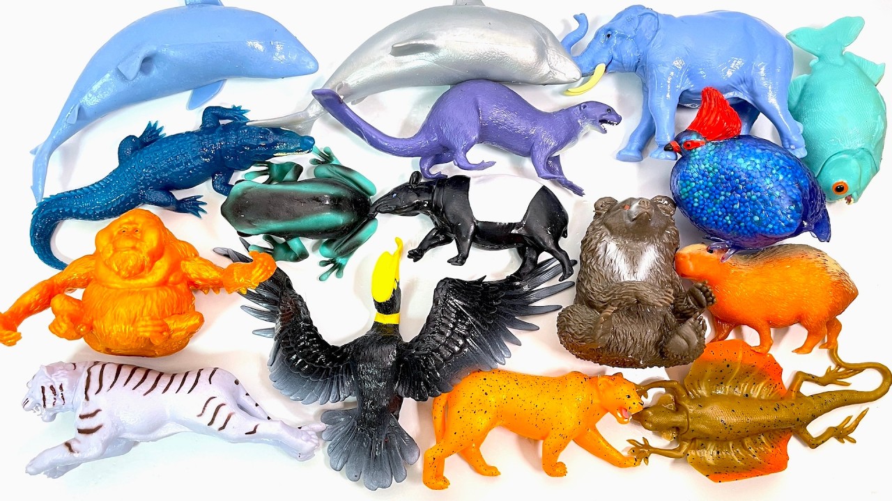 Stretchy Jungle Creatures toy Squishy Toy Stretch Toy animals
