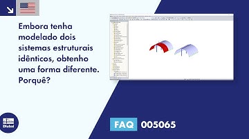 [EN] FAQ 005065 | Embora tenha modelado dois sistemas estruturais idênticos, obtenho uma forma di...