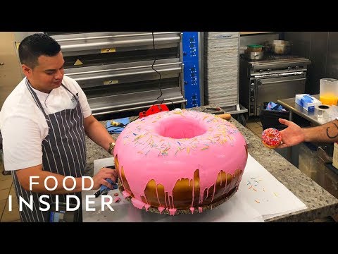 100-Pound Doughnut Can Feed 375 People | WTF Food