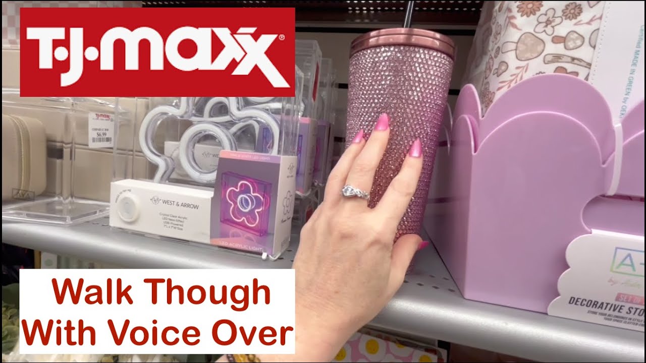 ASMR Gum Chewing TJ Maxx Store Walk Through | Voice Over | Whispered ASMR In Public