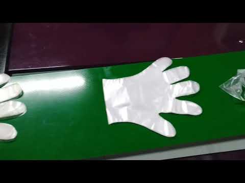 Poly hand gloves making