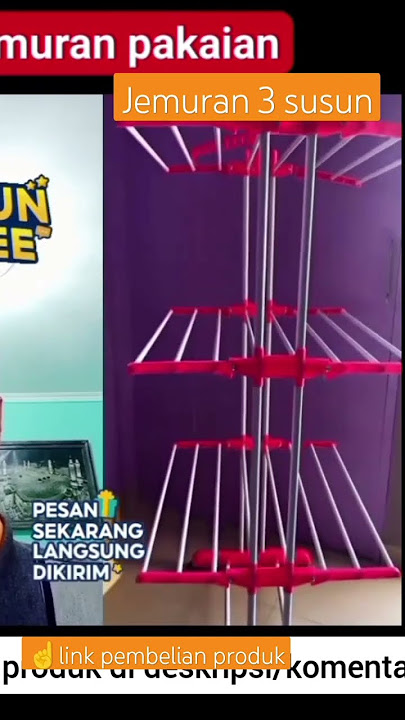 Jemuran baju 3 susun, irit tempat.. #shopeeaffiliates #shortvideo