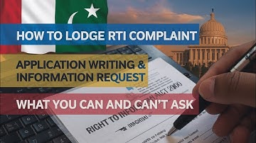 How to Lodge RTI Complaint in Pakistan Application Writing and Information Request Guide