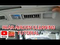 AIRCON REAR EVAPORATOR CLEANING without discharging freon