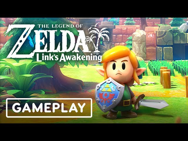 Link's Awakening Remake Gameplay: 9 Minutes of the Tail Cave Dungeon - E3  2019 