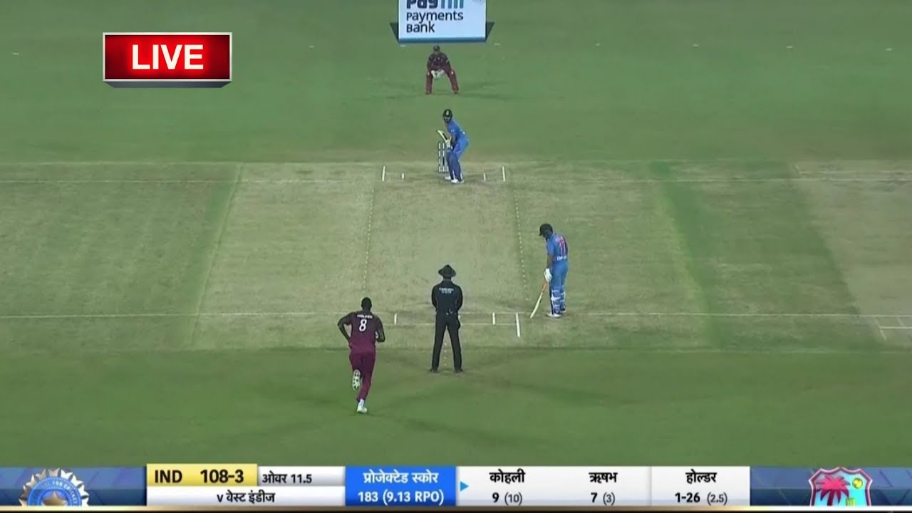 India Vs West Indies 2nd T20 live Match  YouTube