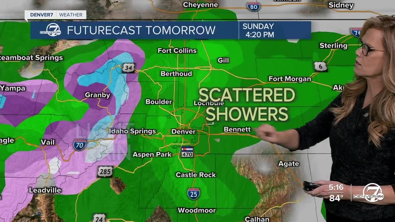After record heat on Saturday, rain and cooler air moves in - YouTube
