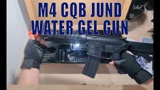 UNBOXING M4 CQB JUND - WATER GEL BLASTER