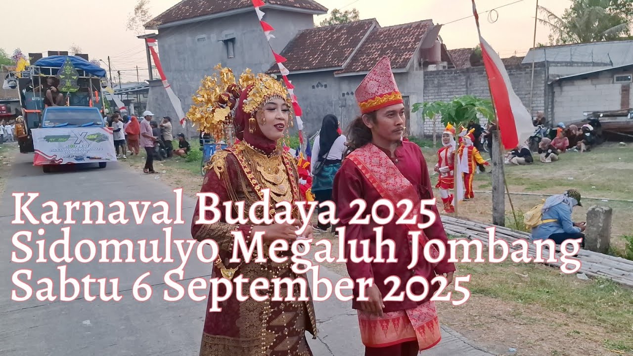 Karnaval Sidomulyo Megaluh Jombang Sabtu 6 September 2025