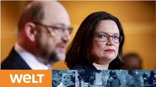 Verzicht auf Außenministerium: Das sagt Andrea Nahles zum Rückzug von Martin Schulz