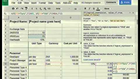 CAT 10-12 Using Google Docs - Spreadsheets - 4 Nested If Statements
