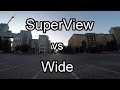 GoPro Hero4 1080p Superview vs Wide Comparison Test / GoPro Settings