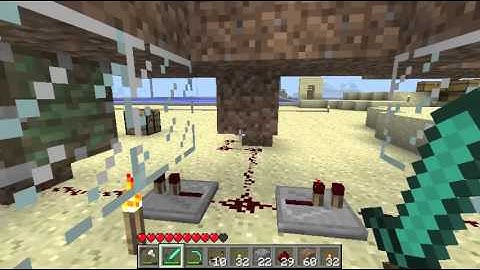 Trap Door made with Sticky Pistons