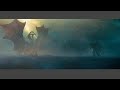 Ghidorah and Godzilla Antarctica Fight Scene