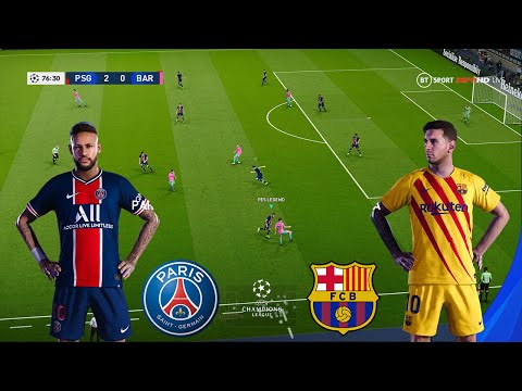 PES 2021 - PSG vs Barcelona | UEFA Champions League UCL| PC