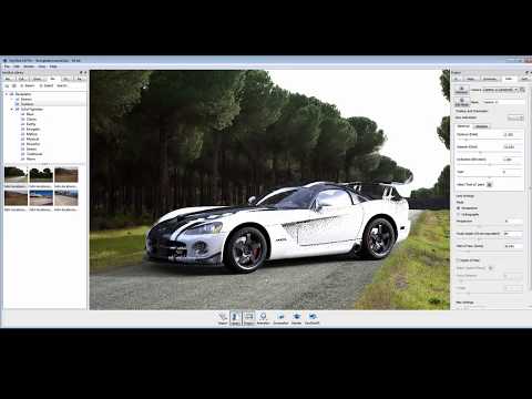 How to Render in KeyShot. - Lesson 10  Using Backplates