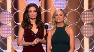 Tina Fey \& Amy Pohler's Golden Glode intro ! Amazing - Best Celebrity Jokes