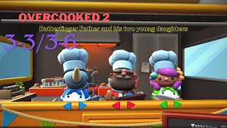 Butterfinger Father and his two young daughters - Overcooked 2