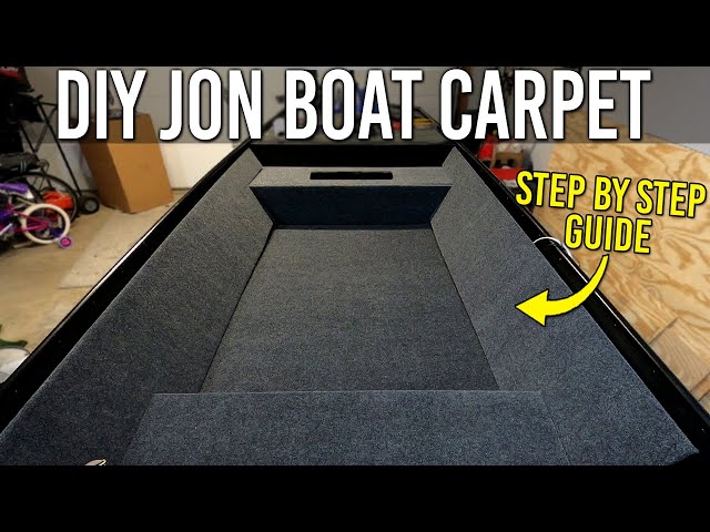 Carpeting Boat Plywood Deck for a Jon Boat To Bass Boat Build