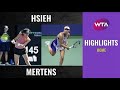 Elise Mertens vs. Hsieh Su-wei | 2020 Rome First Round | WTA Highlights