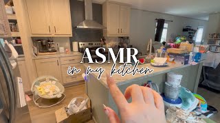 ASMR in my new single wide trailers kitchen 💖