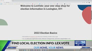 Where to find Lexington voter information