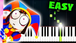 THE AMAZING DIGITAL CIRCUS THEME - EASY Piano Tutorial