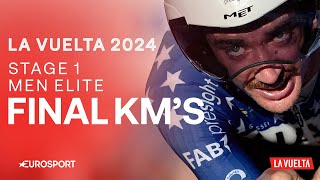 HE STEALS IT! 😰 | La Vuelta a España Stage 1 Final Kilometres | Eurosport Cycling