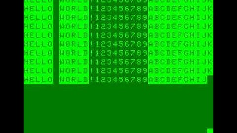 My first 6809 assembly language program on the coco2