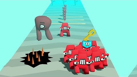 MERGE ALPHABET : LORD RUN ALL LEVELS NEW GAMEPLAY  WALKTHROUGH PART 13