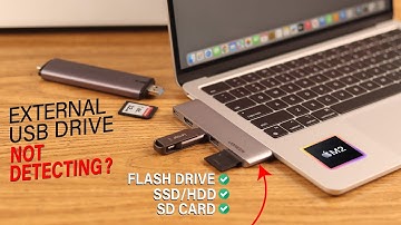 M2 MacBook Air: External Hard Drive Not Showing Up on Mac! [Can