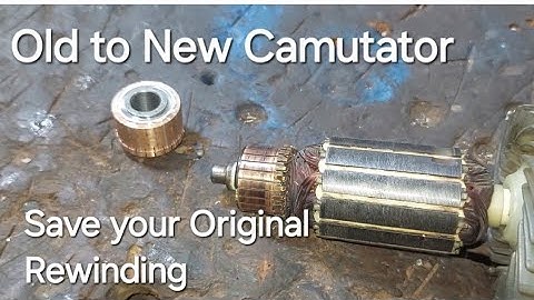How to Replace a Damaged Armature Commutator | Step-by-Step Guide | like a pro