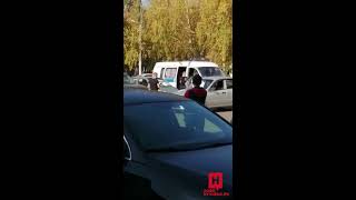 В центре Новокузнецка дерзко угнали автомобиль