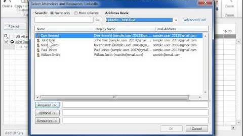 Outlook 2010 Invite Attendees and Resources to a Meeting