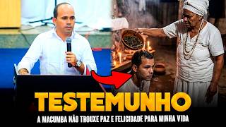 É DE ARREPIAR O TESTEMUNHO DESSE PASTOR! A MACUMBA NÃO TROUXE PAZ E FELICIDADE PARA MINHA VIDA!