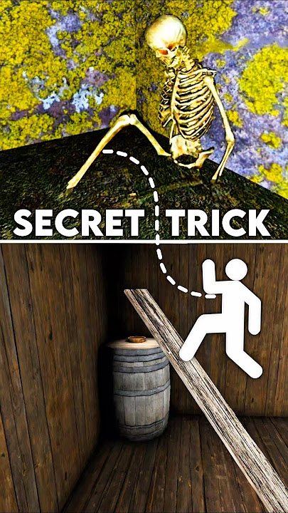 Granny Secret Room Trick💀🔥#granny #grannyglitches #grannygame #granny1