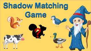 Shadow Matching | Animals for Kids | Matching Game | Preschool Games | Animal Quiz screenshot 2