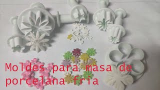 Moldes para masa de porcelana fria