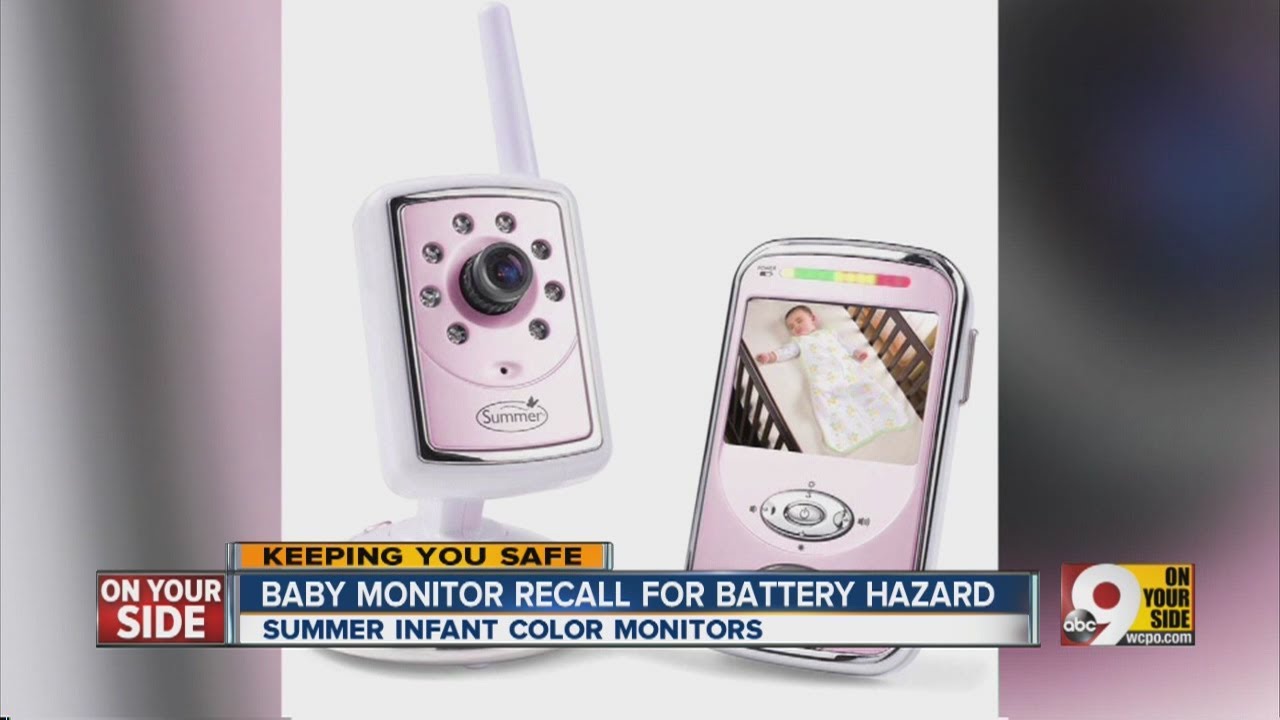 Baby monitor recall for battery hazard YouTube