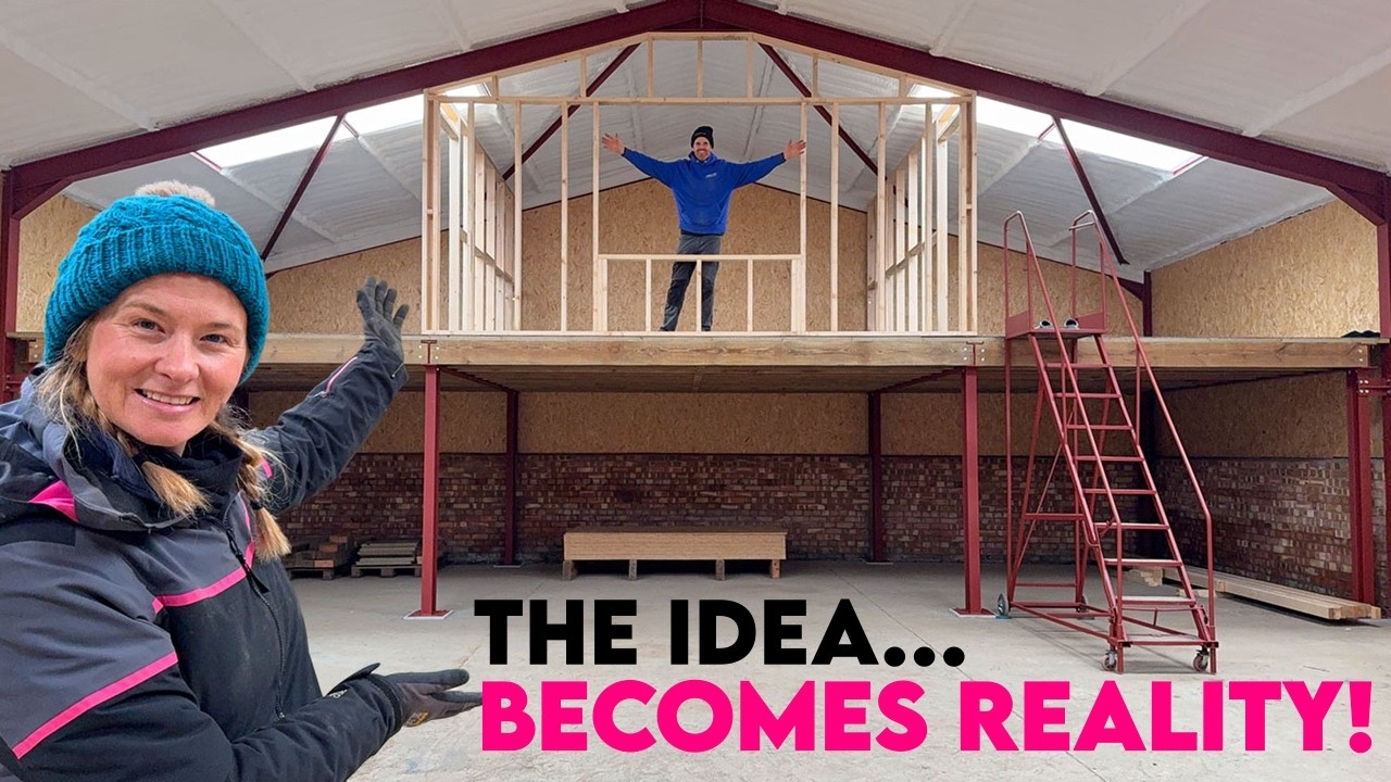 We BUILT A LOFT Inside Our Workshop!