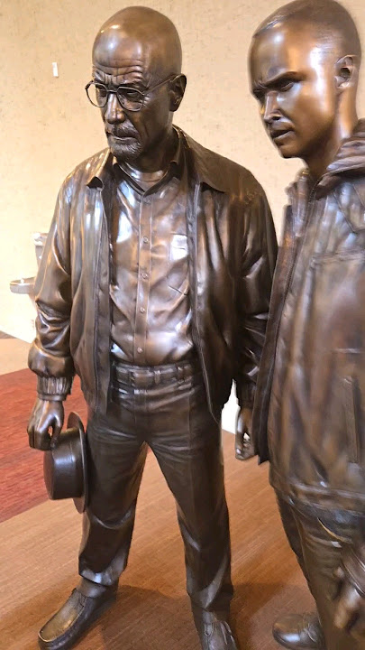 breaking bad in Albuquerque  bronze statutes #breaking bad